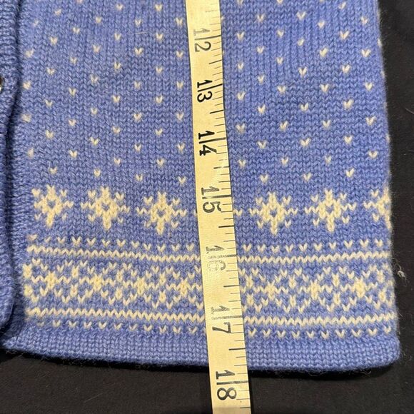 Rugged Bear Periwinkle Wool Cardigan Sweater Kids 4-5 - Picture 7 of 8